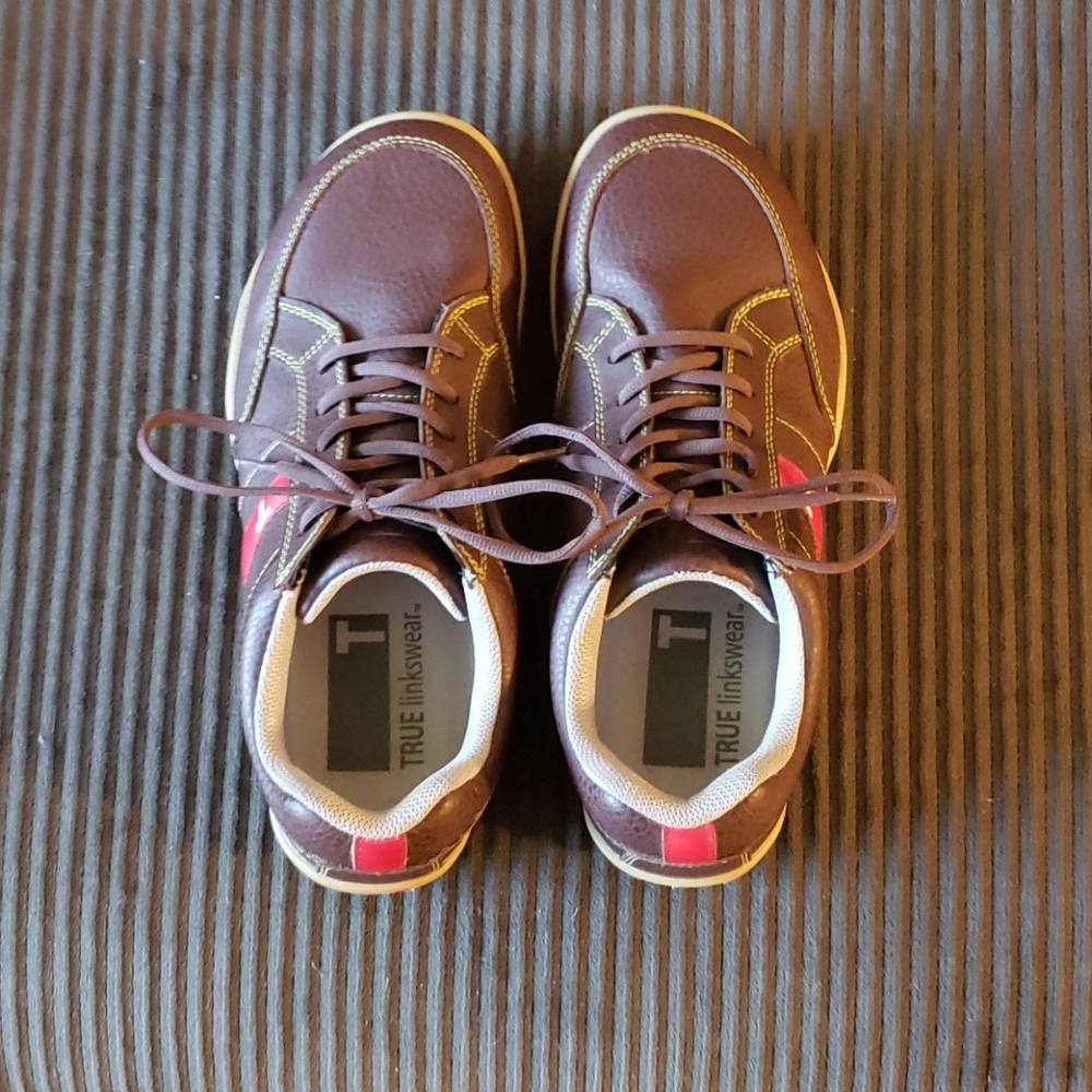 True Linkswear PHX Chestnut Men's Golf Shoes